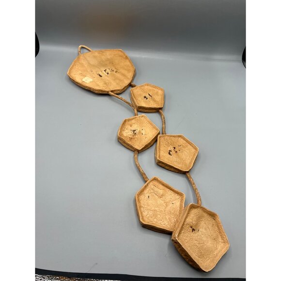 Faith Hanging Plaque Inspirational Text Symbol Hebrew Sanskrit Psalms 27" Long - Picture 8 of 14